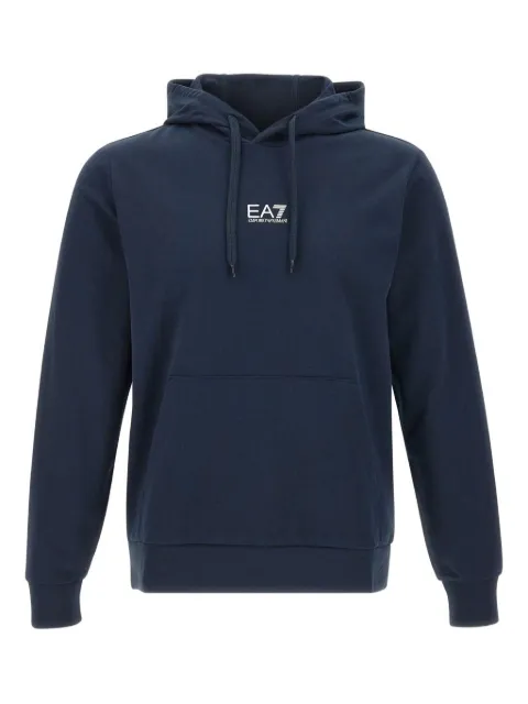 Ea7 Emporio Armani stretch-cotton hoodie