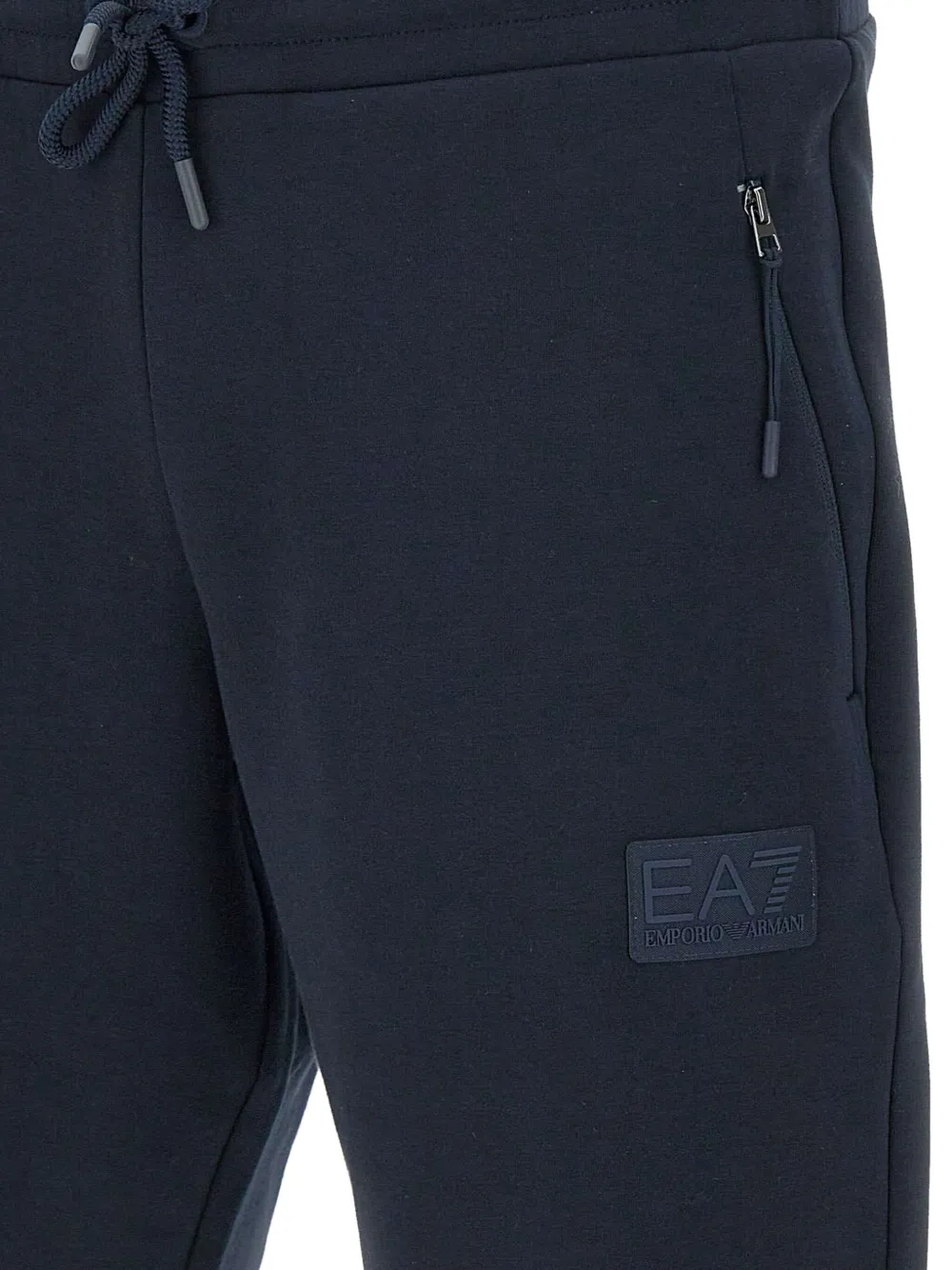 Ea7 Emporio Armani Shorts van stretch-katoen Blauw