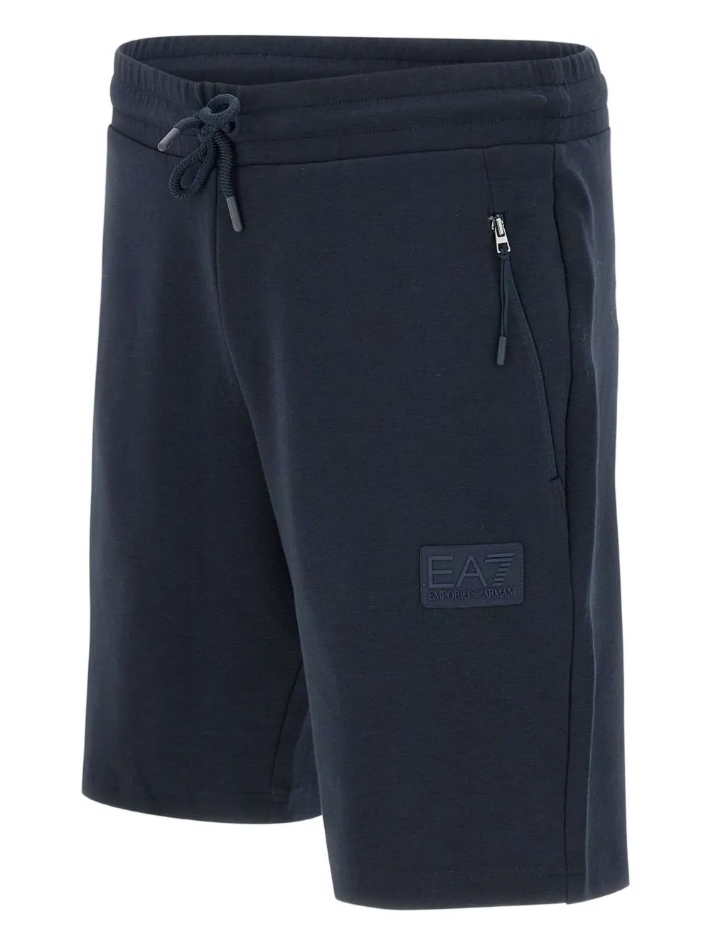 Ea7 Emporio Armani Shorts van stretch-katoen Blauw