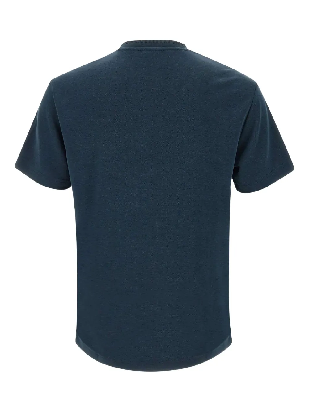Ea7 Emporio Armani logo-patch t-shirt - Blauw