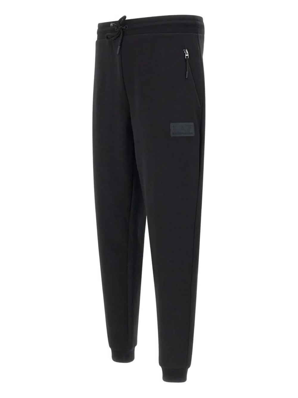 Ea7 Emporio Armani Trainingsbroek in katoenblend Zwart