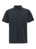 Ea7 Emporio Armani logo-patch polo shirt - Black