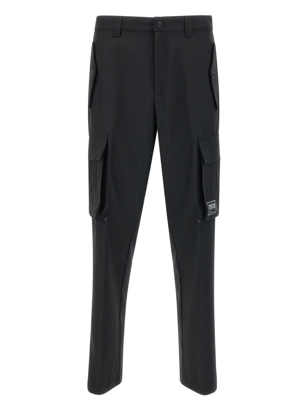 Versace Jeans Couture Pantalon met logopatch Zwart