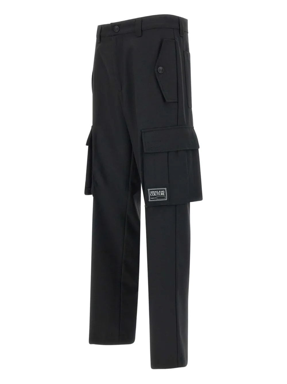 Versace Jeans Couture Pantalon met logopatch Zwart