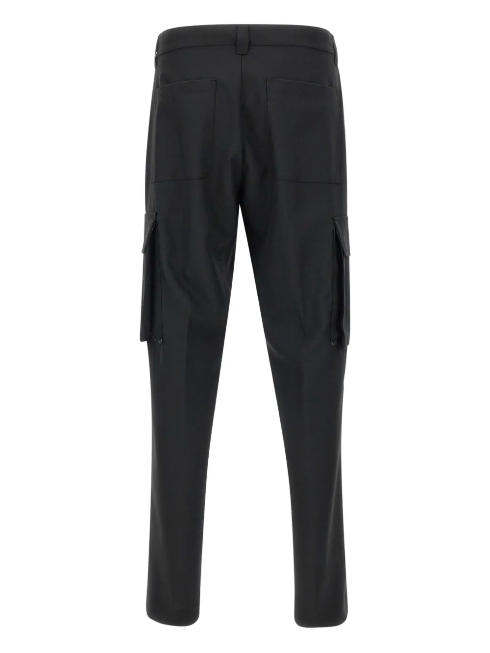 Versace Jeans Couture logo-patch tailored pants - Zwart