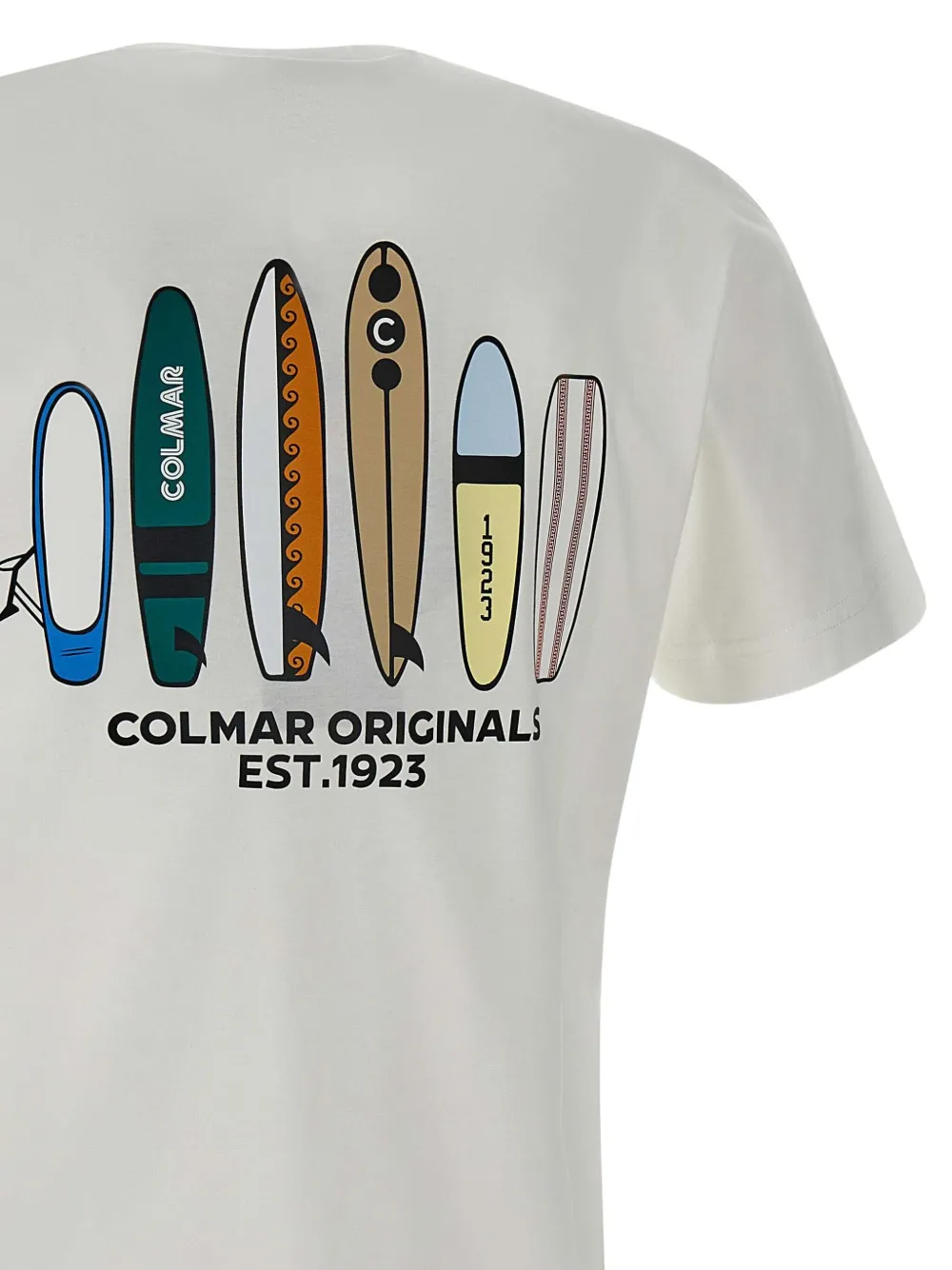 Colmar T-shirt met print Wit