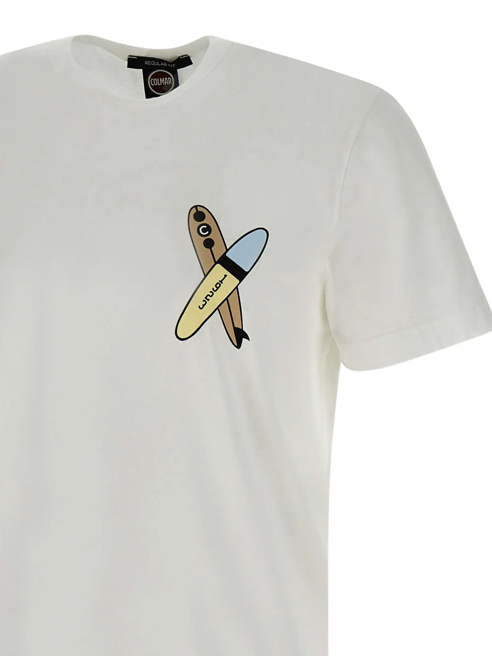 Colmar T-shirt met print Wit