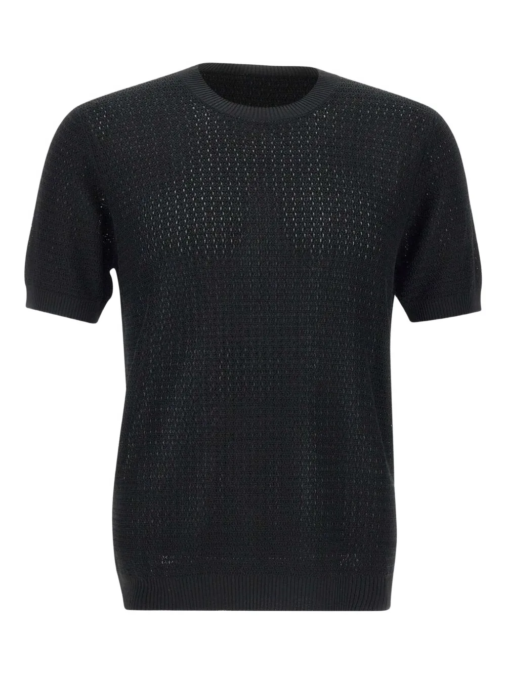 Kangra playera de tejido flojo | negro | Image 1
