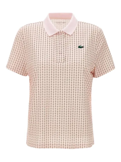 Lacoste logo-patch polo top