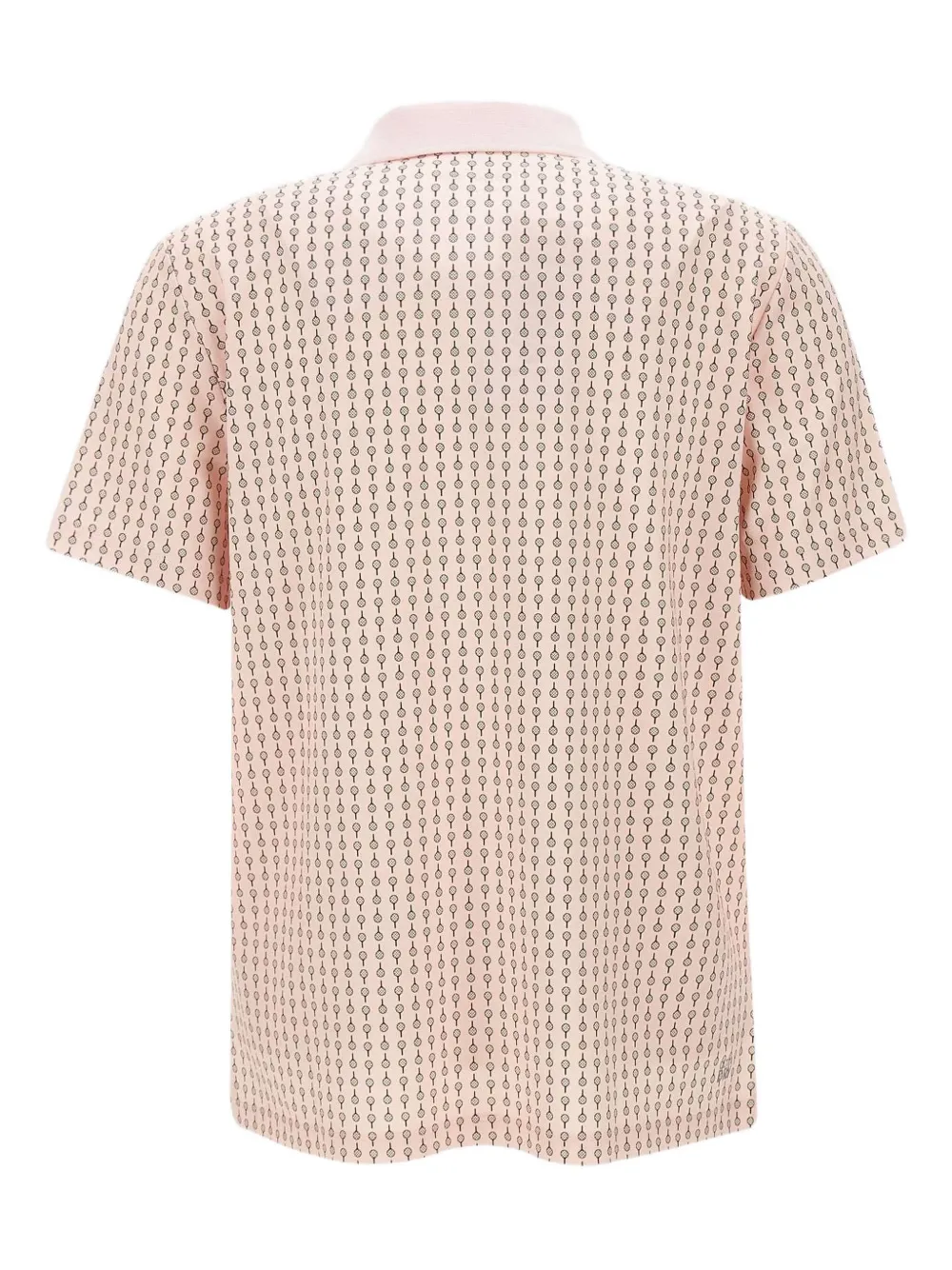 Lacoste logo-patch polo top - Roze