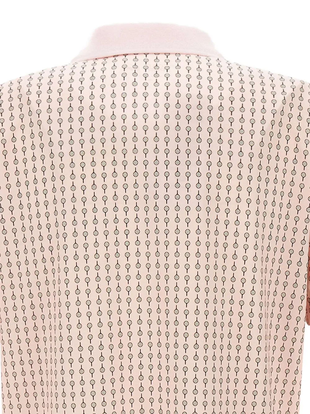 Lacoste Polotop met logopatch Roze