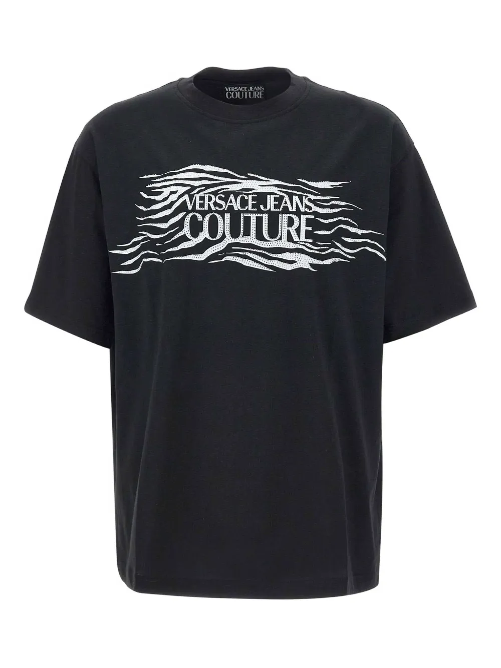 Versace Jeans Couture Katoenen T-shirt Zwart