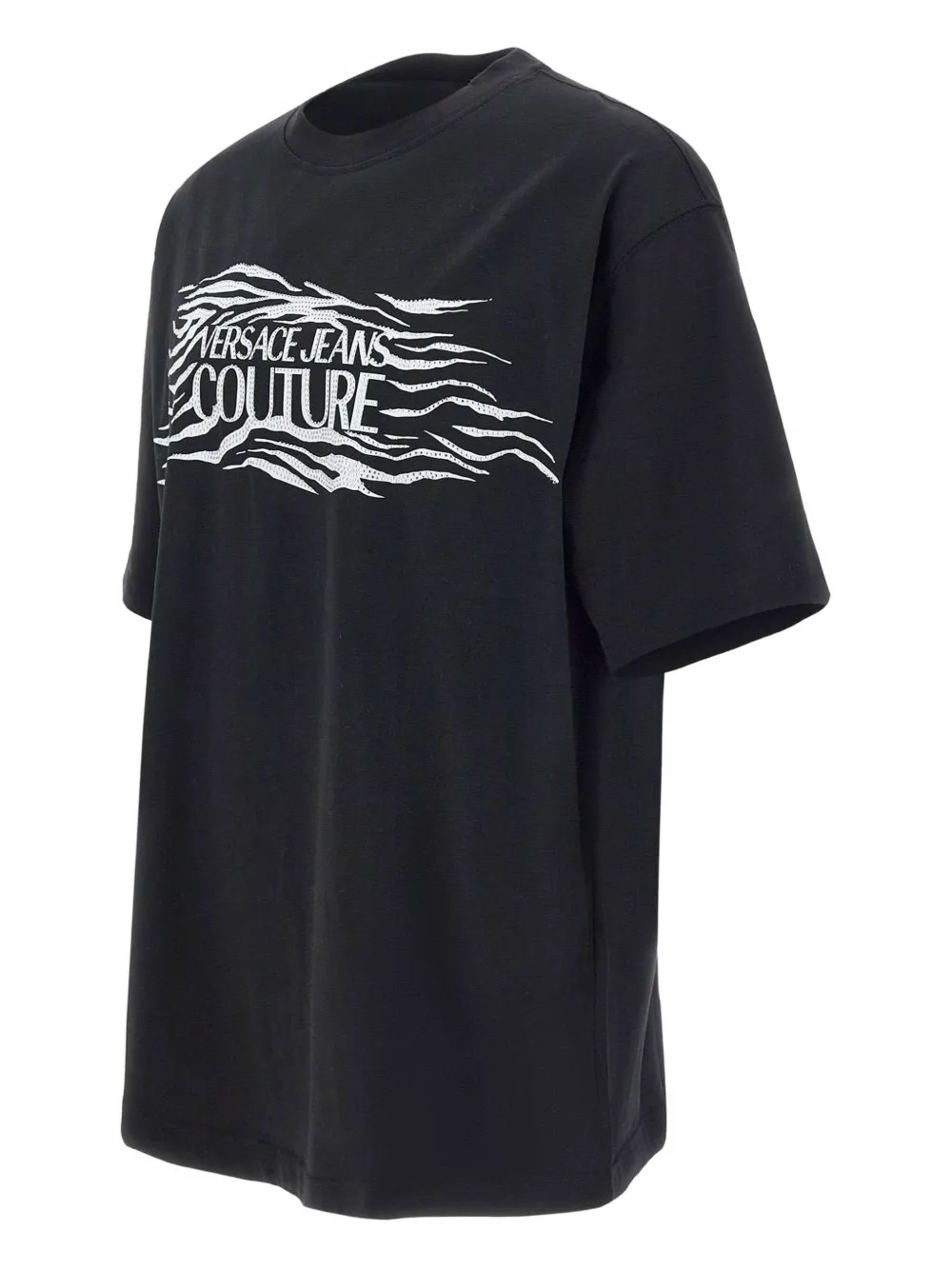 Versace Jeans Couture Katoenen T-shirt Zwart