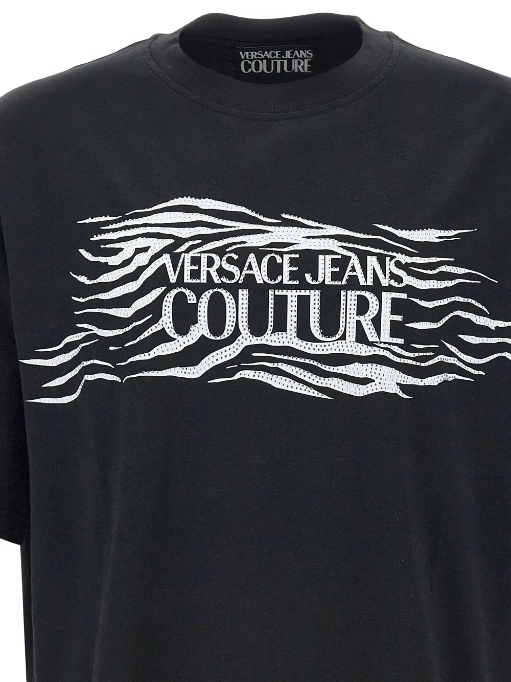Versace Jeans Couture Katoenen T-shirt Zwart