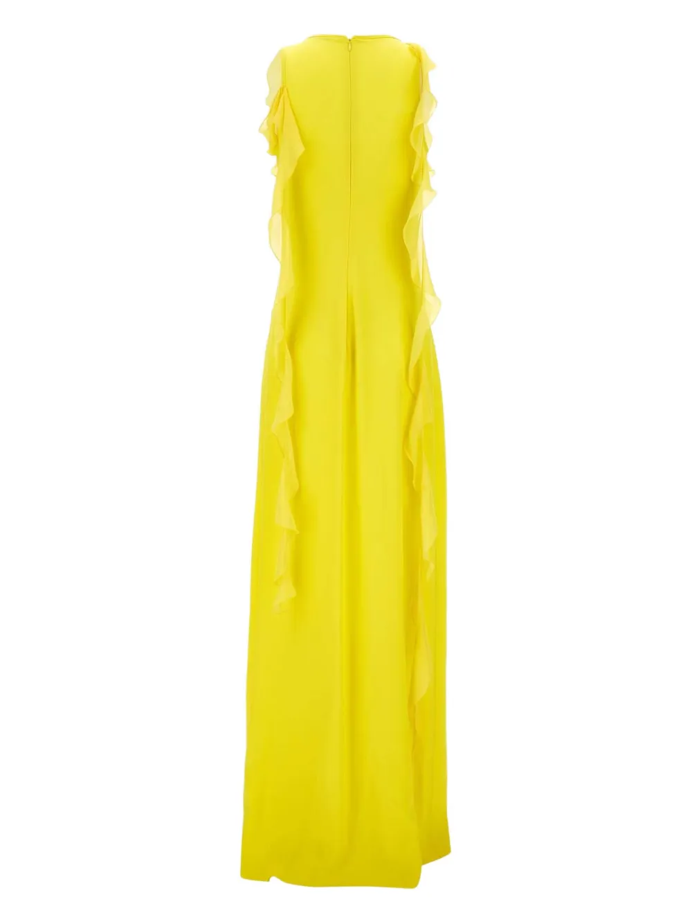 Les Filles d'Eva ruffle-detail maxi dress - Geel