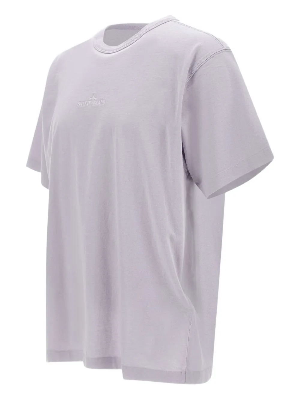 Stone Island Katoenen T-shirt Paars