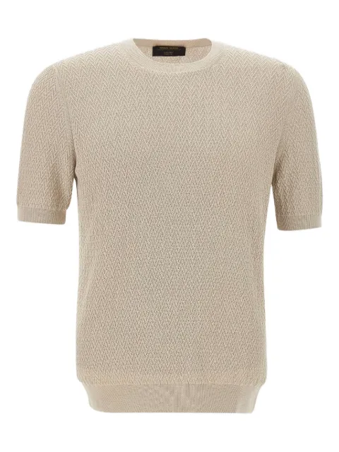Gran Sasso camiseta de punto fino