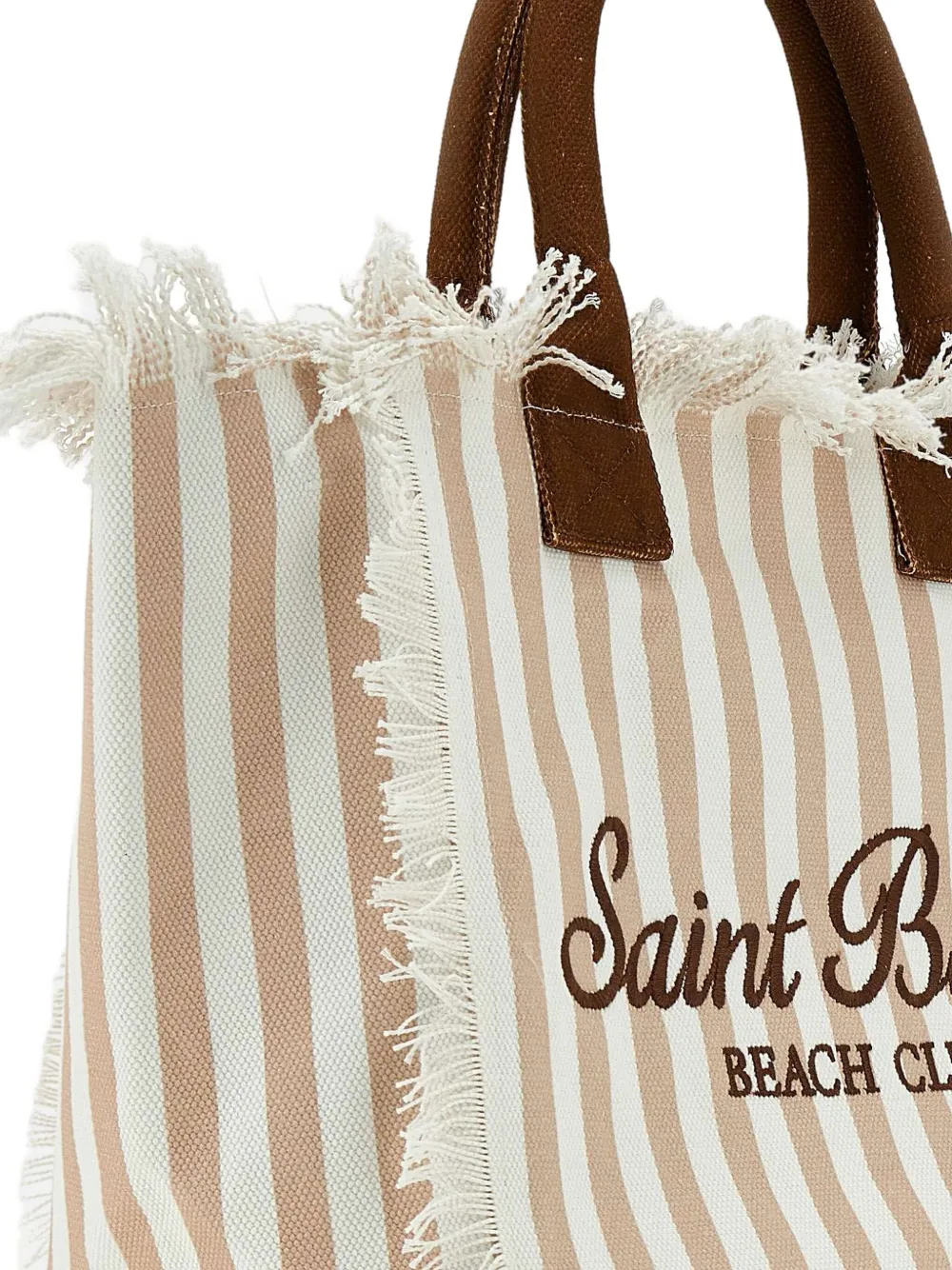 MC2 Saint Barth Katoenen shopper Beige
