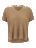 Kangra linen T-shirt - Neutrals