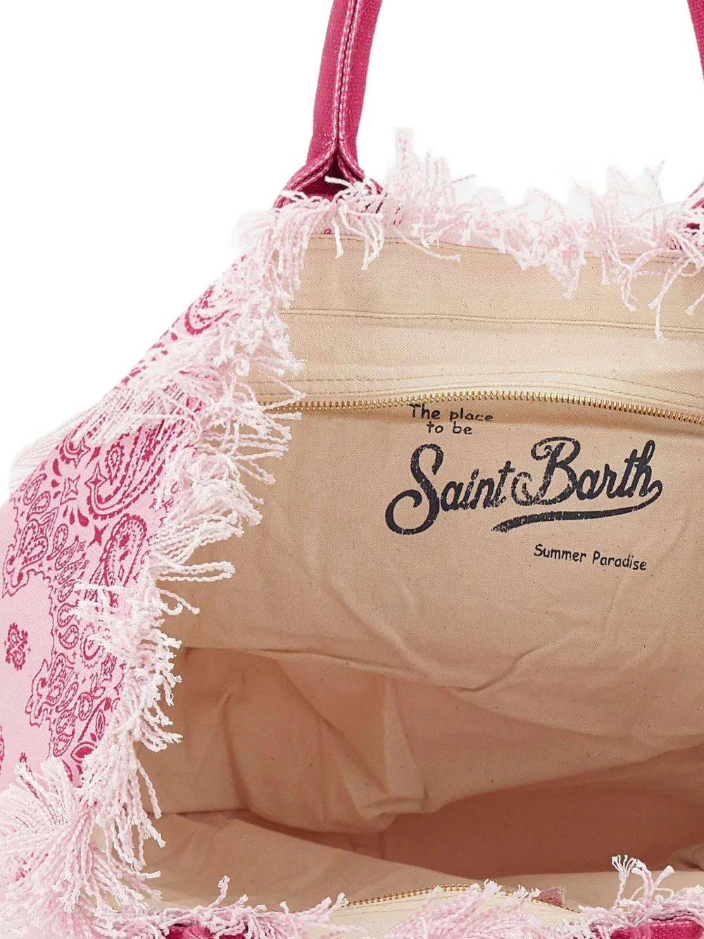 MC2 Saint Barth Katoenen shopper Roze