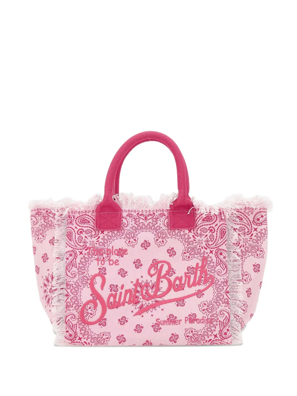 MC2 Saint Barth Katoenen shopper Roze