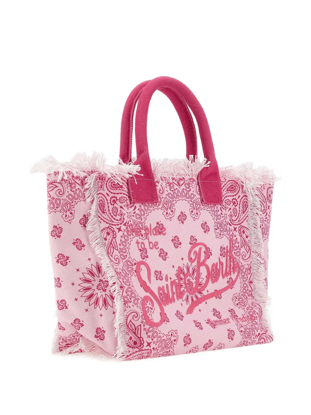 MC2 Saint Barth Katoenen shopper - Roze