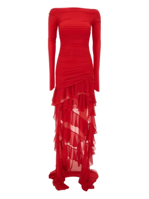 Blumarine ruffled mini dress