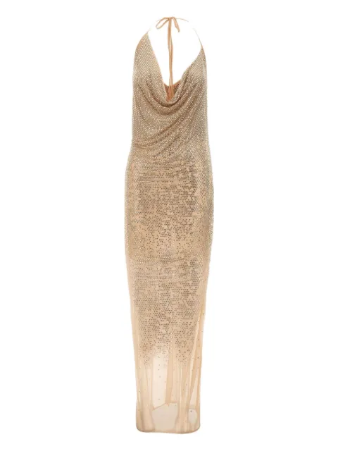 Les Filles d'Eva halterneck maxi dress