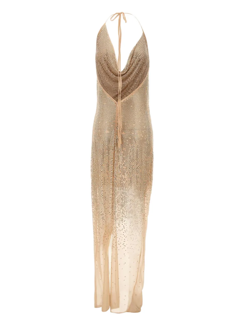 Les Filles d'Eva halterneck maxi dress - Goud