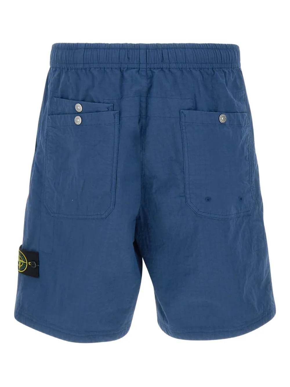 Stone Island logo-patch shorts - Blauw