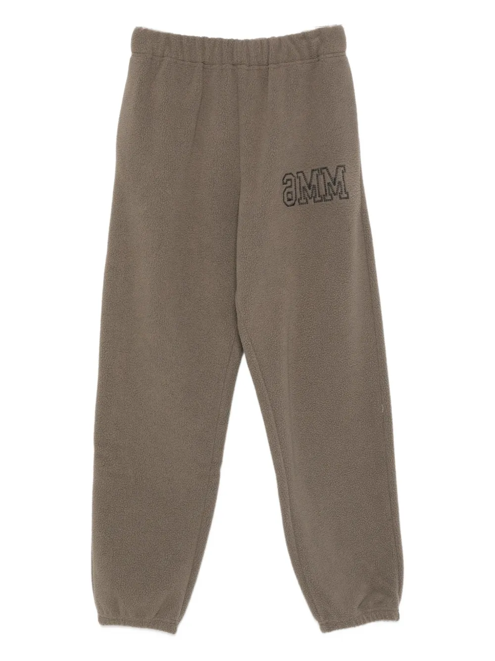 MM6 Maison Margiela Trainingsbroek met geborduurd logo Bruin