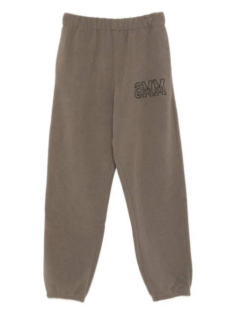 MM6 Maison Margiela pants texturizados con logo bordado