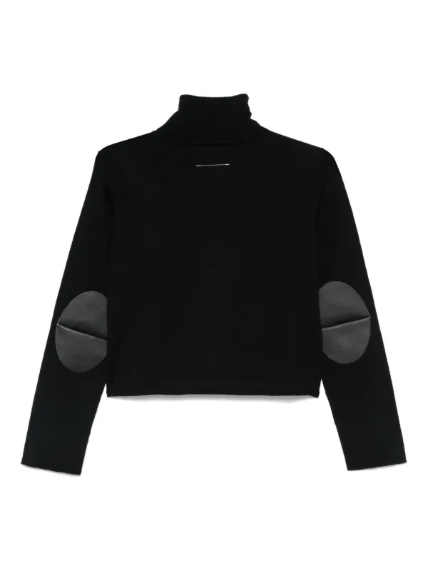 MM6 Maison Margiela ウールブレンド セーター | ブラック | FARFETCH JP