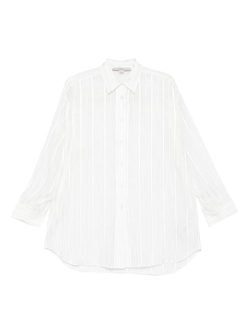 REMAIN pinstripe button-down shirt | White | Image 1