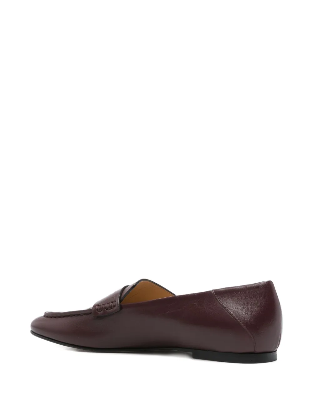 Dear Frances Drew penny leather loafers Red