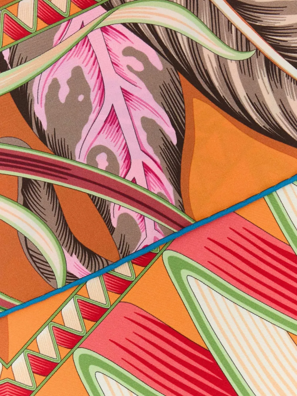 Ferragamo silk scarf - Oranje