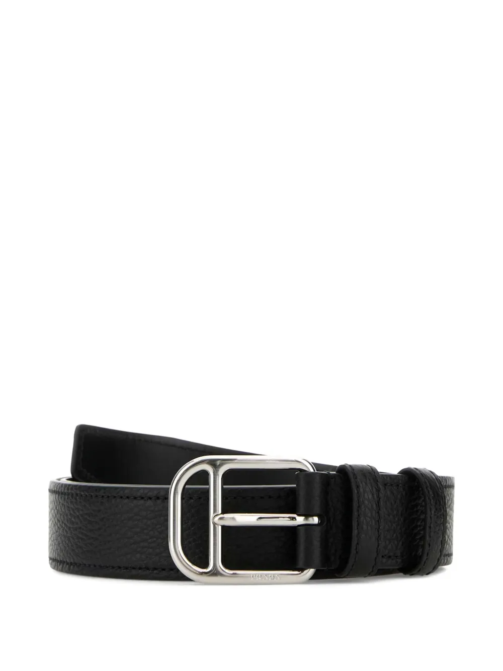 Prada Leren riem Zwart