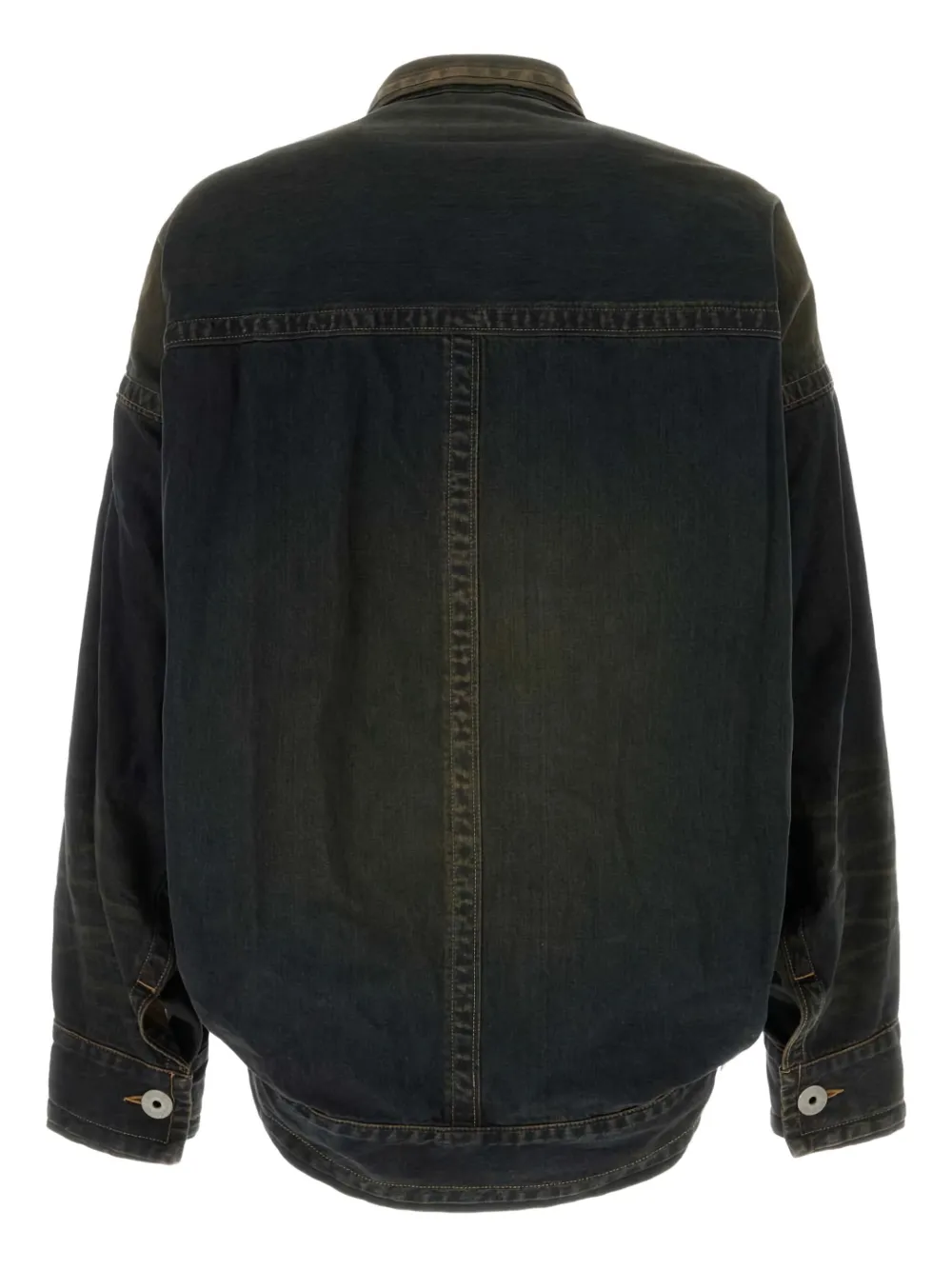 Maison MIHARA YASUHIRO Amateur Sewn Like denim jack Blauw