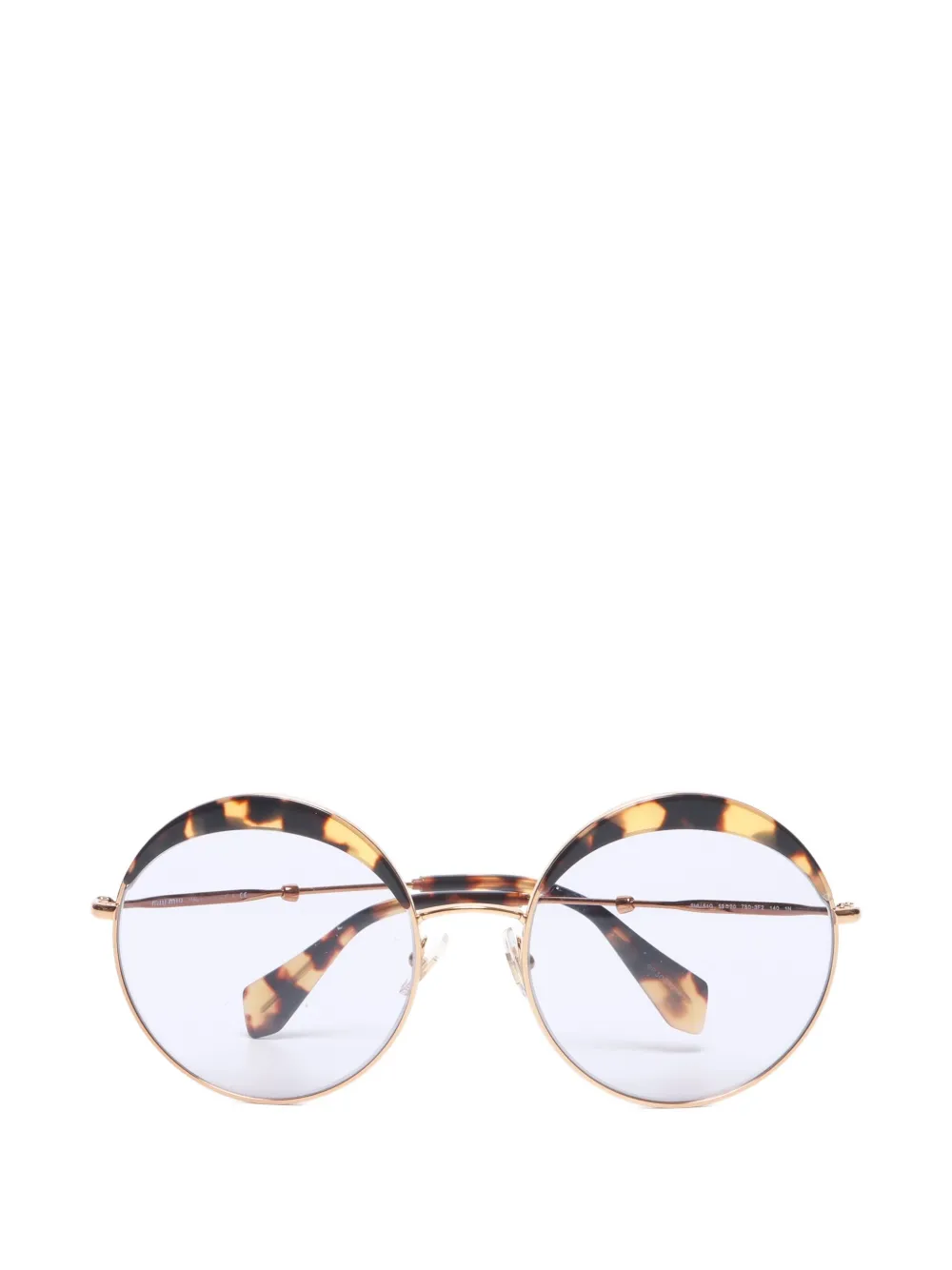 Miu Miu Pre-Owned 2010-2020s oval-frame sunglasses | Bruin | Image 1
