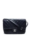 CHANEL Pre-Owned 2017-2018 diamond-quilted shoulder bag - Blue