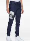 Ksubi Saint Jean patchwork straight-leg jeans - Blue