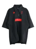 adidas x Willy Chavarria logo-embroidered polo shirt - Blue