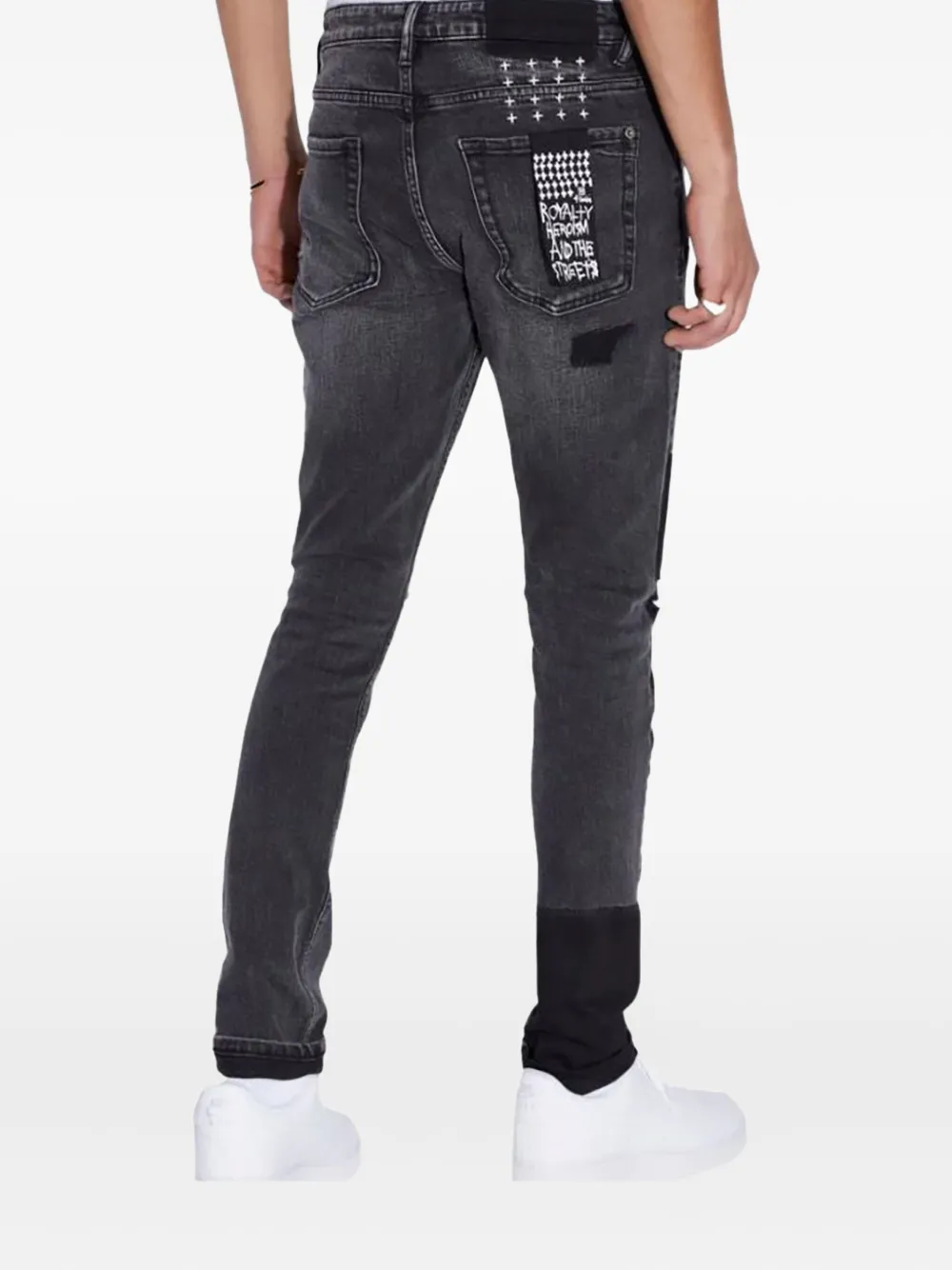 Ksubi Van Winkle Chop Up straight-leg jeans - Zwart