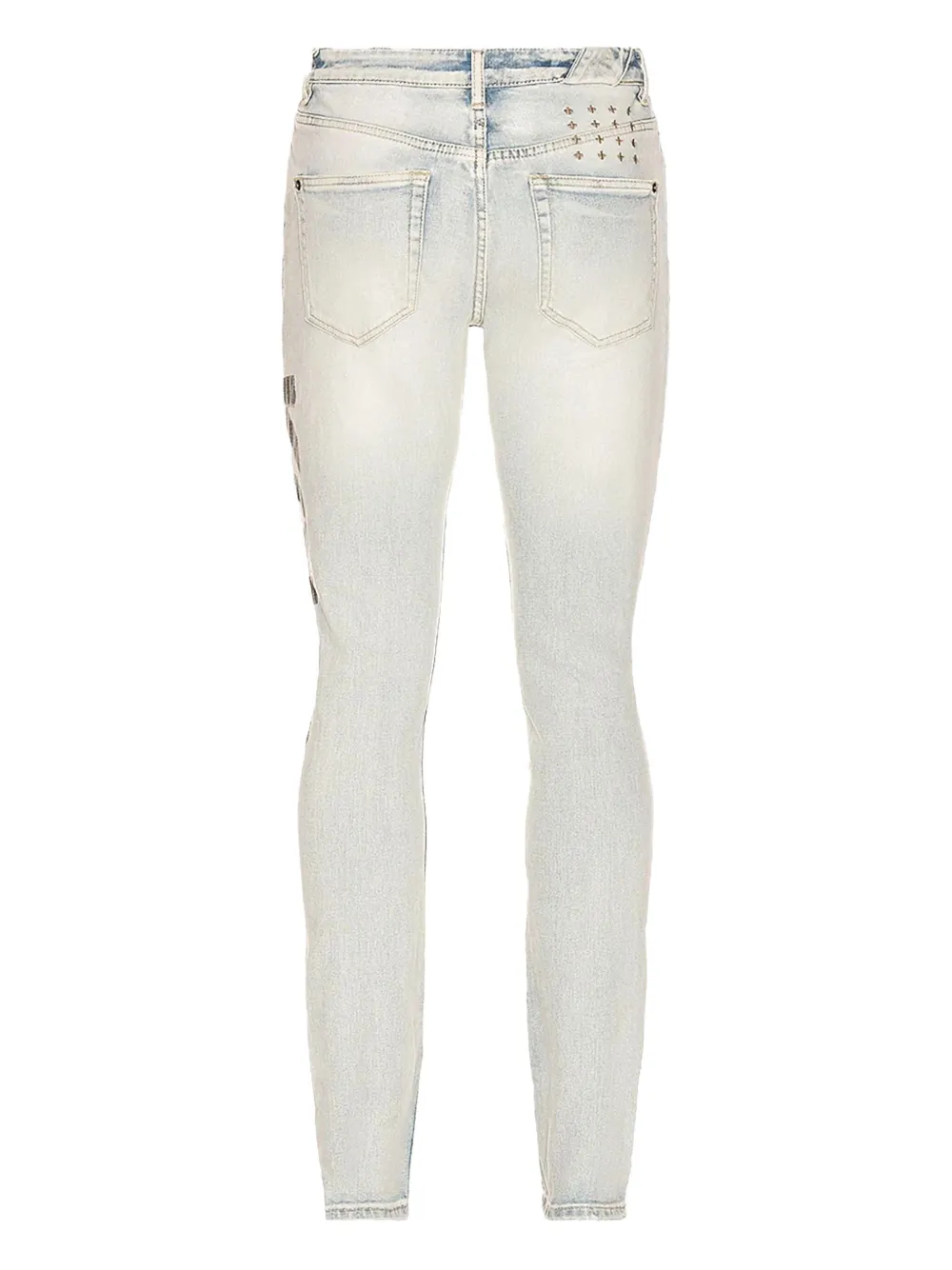 Ksubi distressed skinny jeans - Blauw