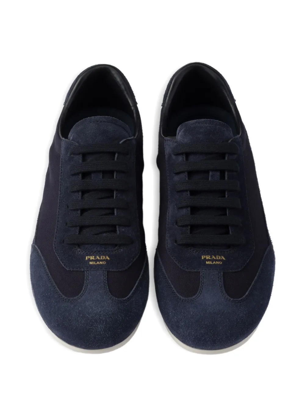 Prada suede low-top sneakers Blue