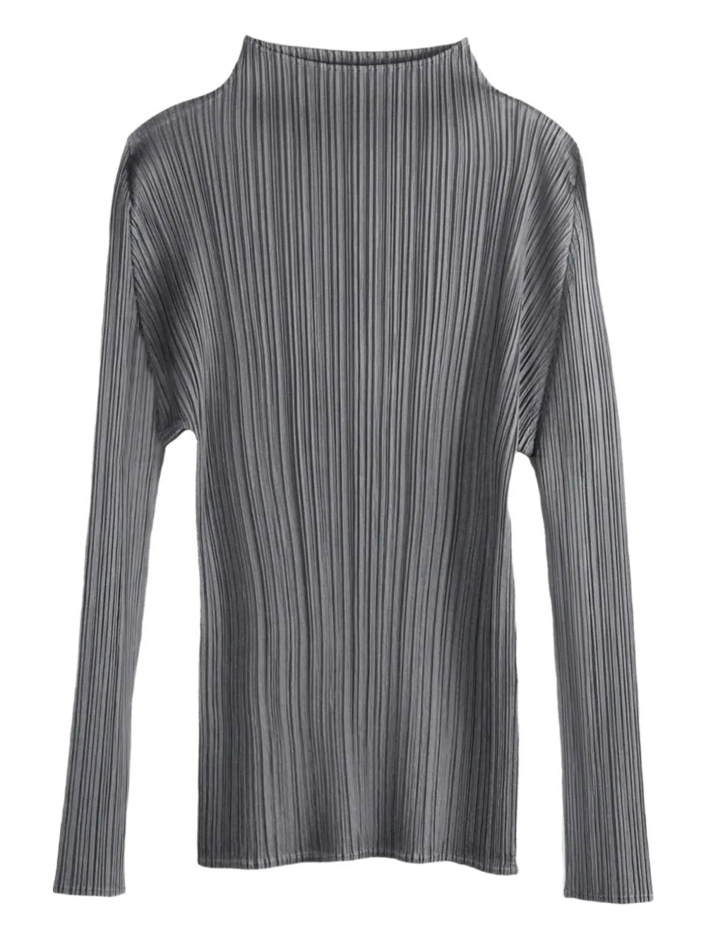 Pleats Please Issey Miyake Geplooide top Grijs
