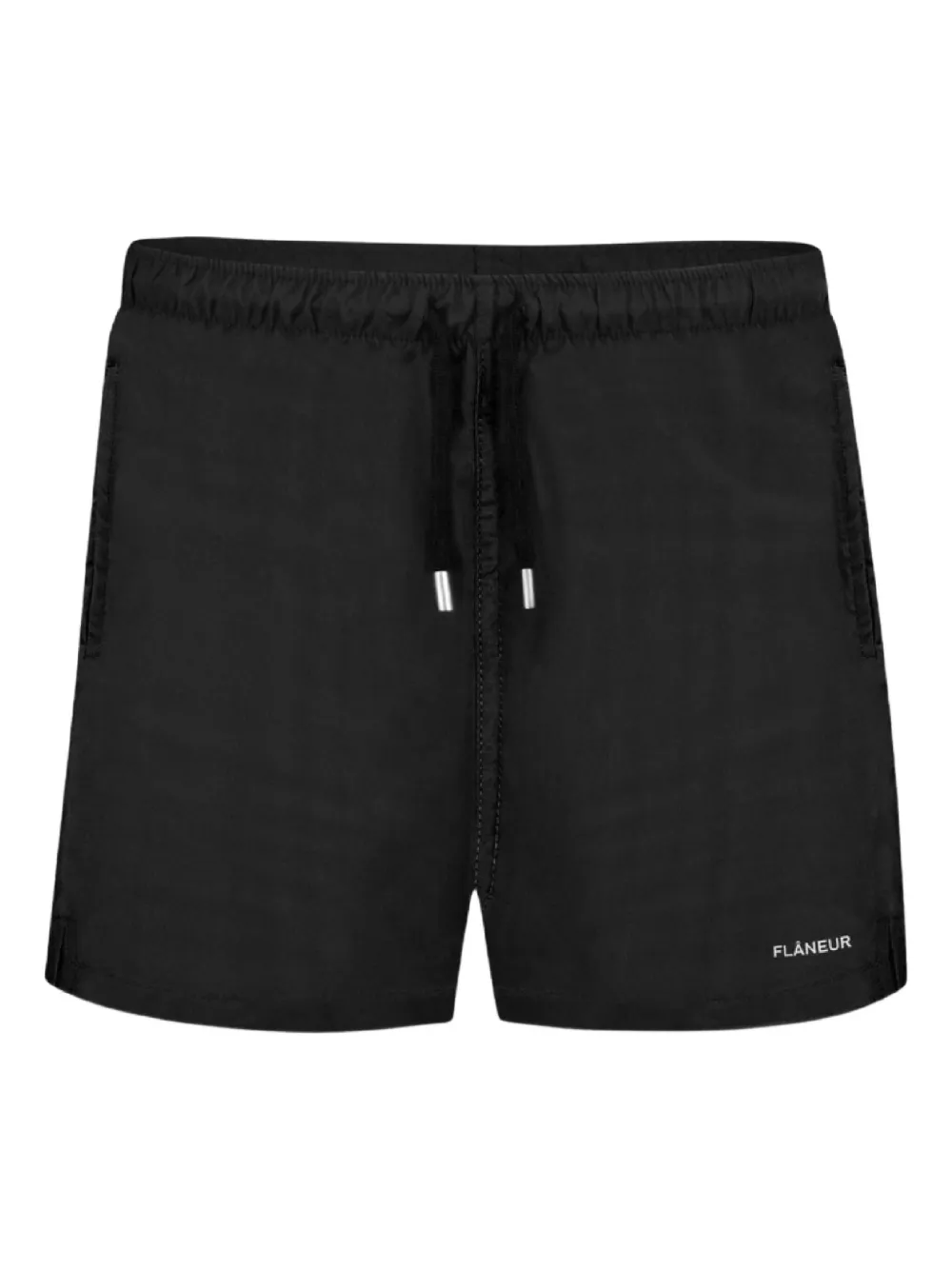 FLÂNEUR logo-print swim shorts | Black | Image 1