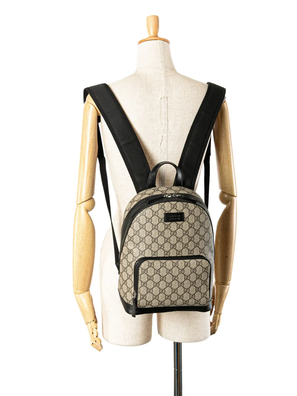 Pre-owned Gucci 2000-2015 Small Gg Supreme Eden Day Backpack