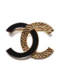 CHANEL Pre-Owned 2024 CC brooch - Gold