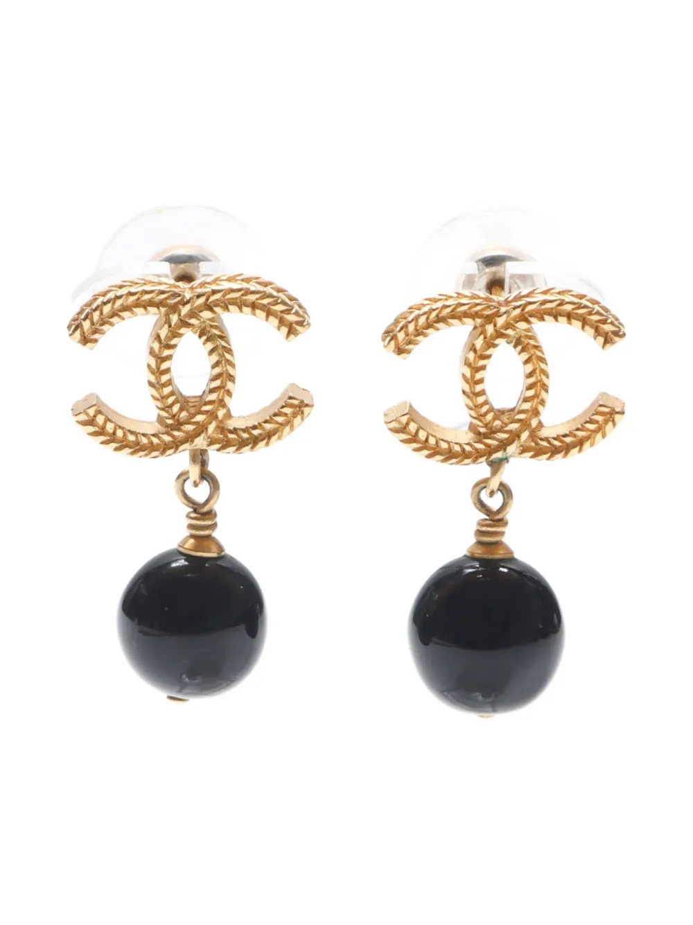 CHANEL Pre-Owned aretes con logo CC 2014 | dorado | Image 1